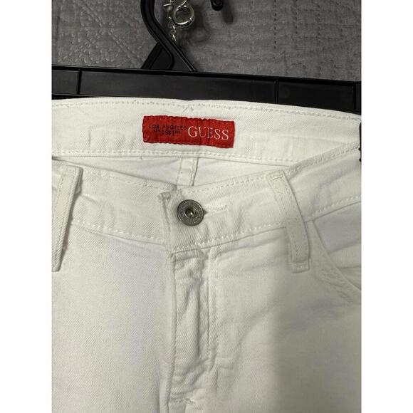 Guess Couture LA ECO Sexy Curve White  Stretch Jeans Mint Condition Women' SZ 26 - Picture 2 of 9